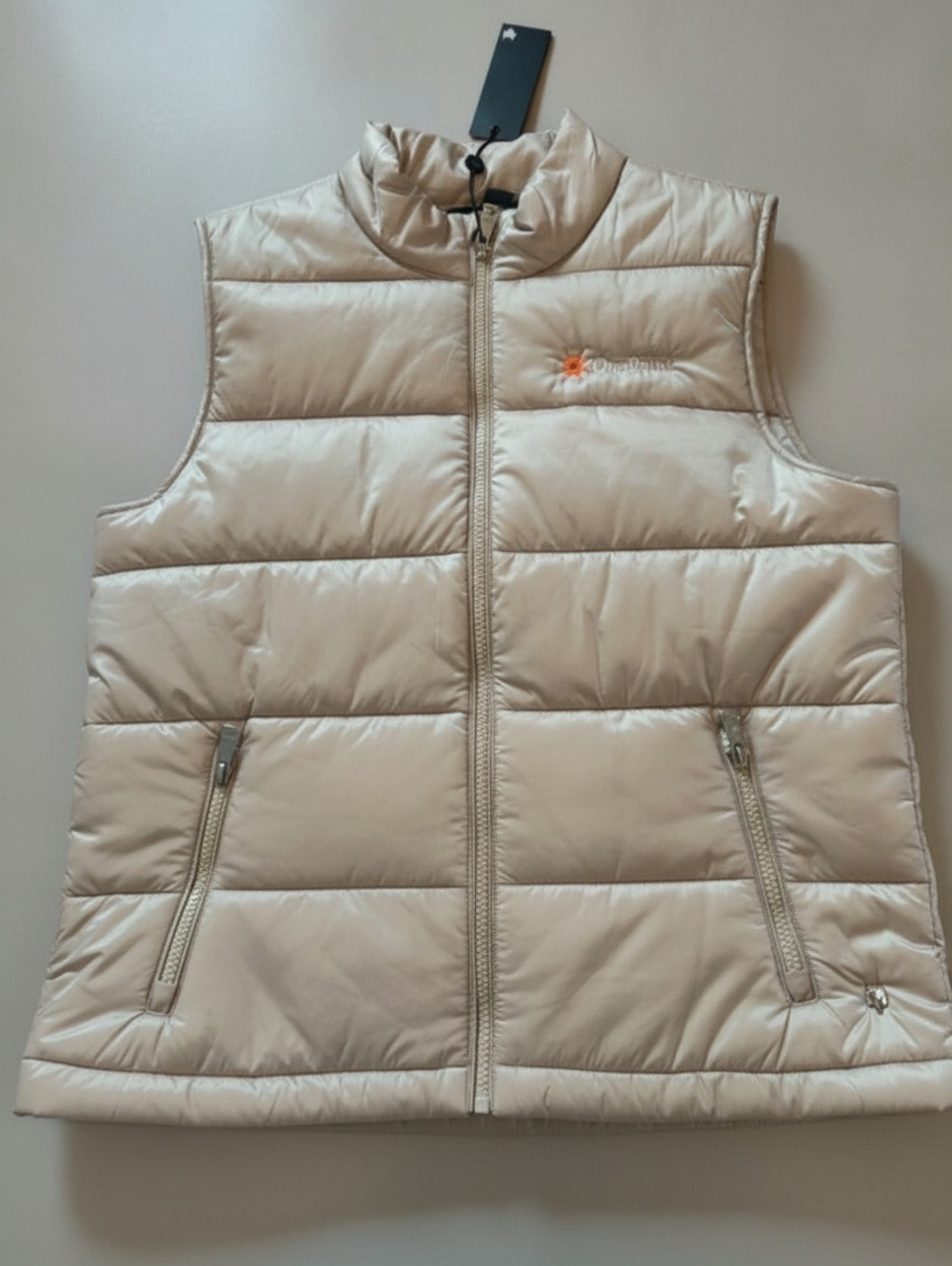 Greyson Aries Channel Quilted Vest Women's M Golf Excursion Preppy Gorpcore